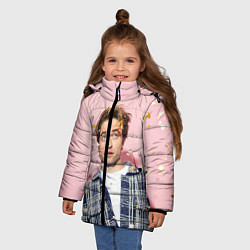 Куртка зимняя для девочки ROBERT PATTINSON, цвет: 3D-светло-серый — фото 2