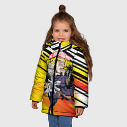 Куртка зимняя для девочки Моя Геройская Академия, цвет: 3D-светло-серый — фото 2