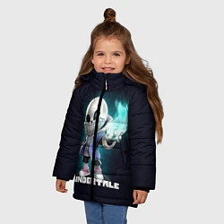 Куртка зимняя для девочки UNDERTALE, цвет: 3D-красный — фото 2