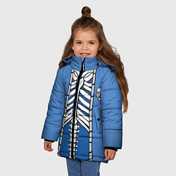 Куртка зимняя для девочки КУРТКА САНСА SANS, цвет: 3D-черный — фото 2