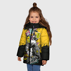 Куртка зимняя для девочки Сильвестр, цвет: 3D-красный — фото 2