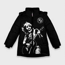 Куртка зимняя для девочки FOO FIGHTERS, цвет: 3D-черный