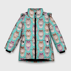 Зимняя куртка для девочки Совушки