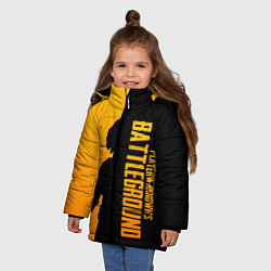 Куртка зимняя для девочки PUBG Z, цвет: 3D-черный — фото 2