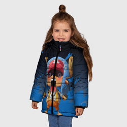 Куртка зимняя для девочки One Piece Тони Чоппер, цвет: 3D-черный — фото 2