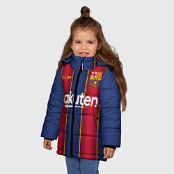 Куртка зимняя для девочки BARCELONA 2021 - ДОМАШНЯЯ, цвет: 3D-красный — фото 2