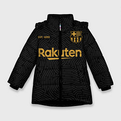 Куртка зимняя для девочки BARCELONA 2021 - ГОСТЕВАЯ, цвет: 3D-черный