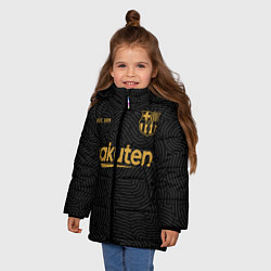 Куртка зимняя для девочки BARCELONA 2021 - ГОСТЕВАЯ, цвет: 3D-черный — фото 2