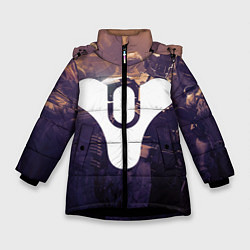Куртка зимняя для девочки DESTINY 2, цвет: 3D-черный