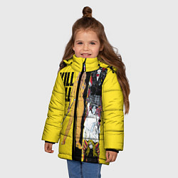 Куртка зимняя для девочки Убить Билла, цвет: 3D-черный — фото 2