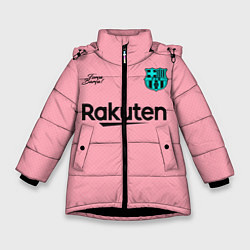 Куртка зимняя для девочки BARCELONA резервная 2021, цвет: 3D-черный