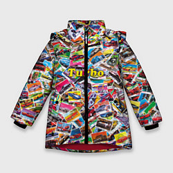 Зимняя куртка для девочки Коллекция вкладышей Turbo