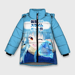 Куртка зимняя для девочки Slime, цвет: 3D-светло-серый