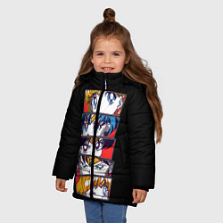 Куртка зимняя для девочки SAILOR SCOUTS, цвет: 3D-черный — фото 2
