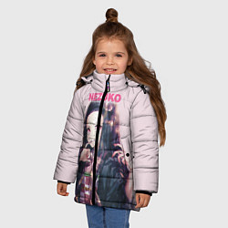 Куртка зимняя для девочки Nezuko, цвет: 3D-черный — фото 2