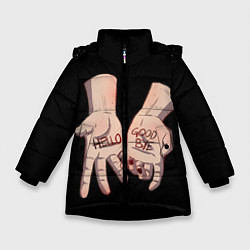 Куртка зимняя для девочки Академия Амбрелла, цвет: 3D-черный
