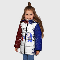 Куртка зимняя для девочки Among Us - YOU! Z, цвет: 3D-черный — фото 2