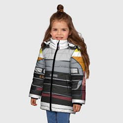 Куртка зимняя для девочки Back to the Future, цвет: 3D-черный — фото 2
