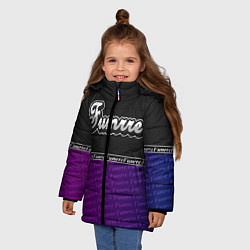 Куртка зимняя для девочки Fumrre NEW, цвет: 3D-черный — фото 2