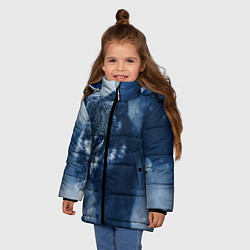 Куртка зимняя для девочки Красивый волк, цвет: 3D-черный — фото 2