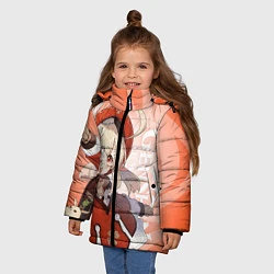 Куртка зимняя для девочки GENSHIN IMPACT, КЛИ, цвет: 3D-черный — фото 2