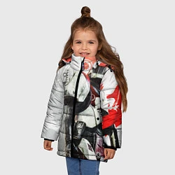Куртка зимняя для девочки DESTINY, TITAN, цвет: 3D-черный — фото 2