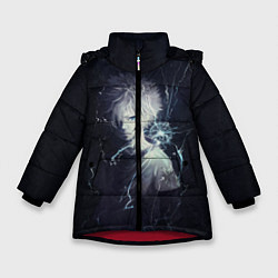 Куртка зимняя для девочки Киллуа Золдик, цвет: 3D-красный