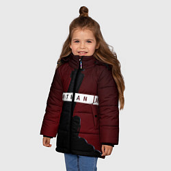 Куртка зимняя для девочки Hitman III, цвет: 3D-красный — фото 2