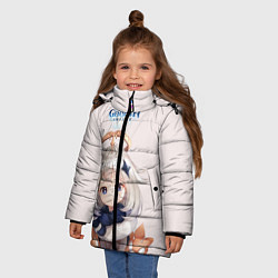 Куртка зимняя для девочки Paimon, цвет: 3D-черный — фото 2