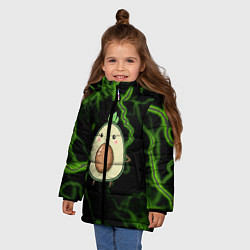 Куртка зимняя для девочки Avokado, цвет: 3D-светло-серый — фото 2