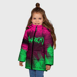 Куртка зимняя для девочки CS GO NEON REVOLUTION v2, цвет: 3D-светло-серый — фото 2