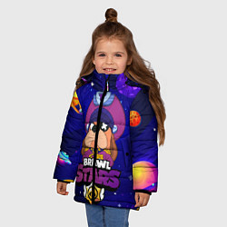 Куртка зимняя для девочки Brawl Stars - Генерал Гавс, цвет: 3D-светло-серый — фото 2