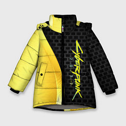 Куртка зимняя для девочки Cyberpunk 2077 Exclusive S, цвет: 3D-светло-серый