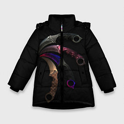 Зимняя куртка для девочки CS Ножи
