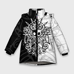 Куртка зимняя для девочки HOLLOW KNIGHT ХОЛЛОУ НАЙТ, цвет: 3D-светло-серый