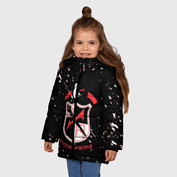 Куртка зимняя для девочки Danganronpa, цвет: 3D-красный — фото 2