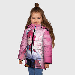 Куртка зимняя для девочки GENSHIN IMPACT, РОЗАРИЯ, цвет: 3D-черный — фото 2