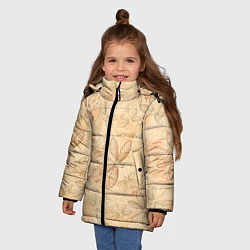 Куртка зимняя для девочки Стрекоза, цвет: 3D-черный — фото 2