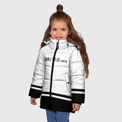 Куртка зимняя для девочки Хачироку AE 86, цвет: 3D-черный — фото 2