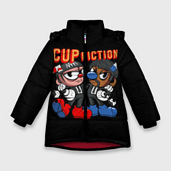 Куртка зимняя для девочки CUP FICTION, цвет: 3D-красный