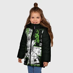 Куртка зимняя для девочки Доктор Стоун Сенку, цвет: 3D-черный — фото 2