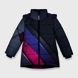 Куртка зимняя для девочки Sport style 3d, цвет: 3D-черный