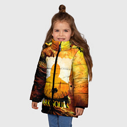 Куртка зимняя для девочки DARKSOULS SKULL&MAGIC, цвет: 3D-черный — фото 2