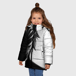 Куртка зимняя для девочки ИЧИГО ПУСТОЙ BLEACH, цвет: 3D-черный — фото 2