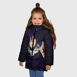 Куртка зимняя для девочки Ято Бездомный бог, цвет: 3D-черный — фото 2