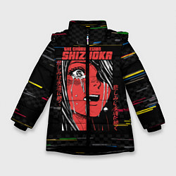 Куртка зимняя для девочки SHIZUOKA ANIME GIRL, цвет: 3D-черный