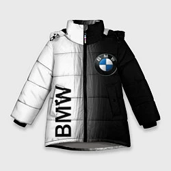 Зимняя куртка для девочки Black and White BMW