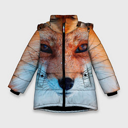 Зимняя куртка для девочки Мордочка лисы