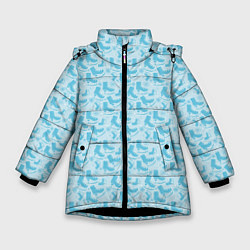 Куртка зимняя для девочки Фигурное Катание, цвет: 3D-черный