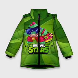 Зимняя куртка для девочки Базз Buzz Brawl Stars Green